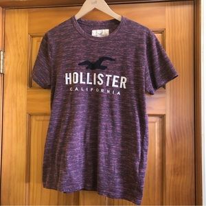 Women's HOLLISTER T-SHIRT / Size Small / Purple / Super Soft / Short Sleeves